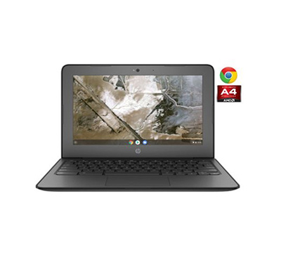 hp chromebook 11a g6 ee (6qg64pa) laptop (amd dual core a4-9120c/4gb sm /16gb ssd/ dos/ 11.6 inch display/ 3year warranty) black